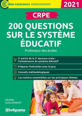 Couverture du produit · CRPE - 200 questions sur le système éducatif: Professeur des écoles