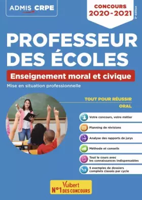 Couverture du produit · Concours Professeur des écoles - Enseignement moral et civique - EMC - Mise en situation professionnelle: Concours CRPE 2020-20