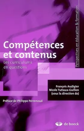Couverture du produit · Compétences et contenus: Les curriculums en questions (2008)