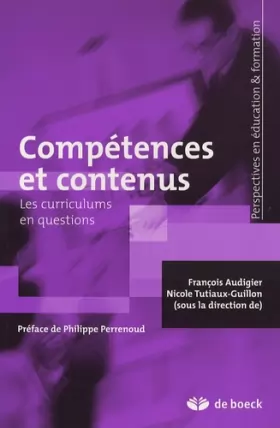 Couverture du produit · Compétences et contenus: Les curriculums en questions (2008)
