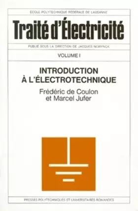 Couverture du produit · Introduction à l'électrotechnique
