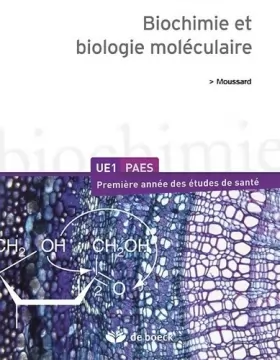Couverture du produit · Biochimie et biologie moléculaire