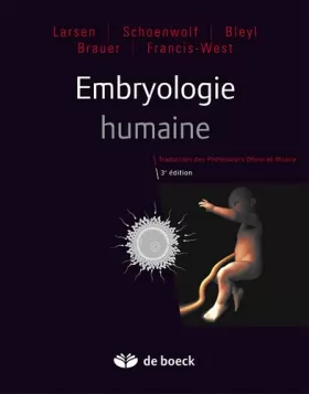 Couverture du produit · Embryologie humaine