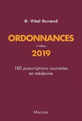 Couverture du produit · Ordonnances: 180 prescriptions courantes en médecine