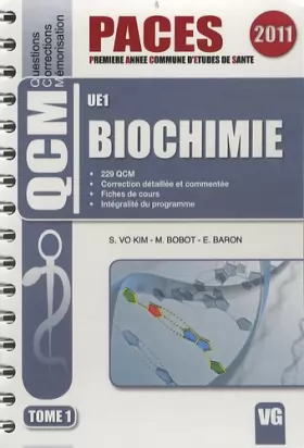 Couverture du produit · Biochimie UE1 : Tome 1