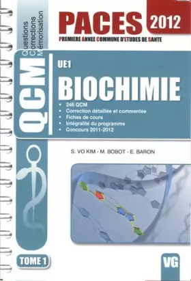 Couverture du produit · Biochimie UE1 : Tome 1