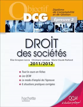 Couverture du produit · Droit des sociètés 2011/2012: Épreuve 2