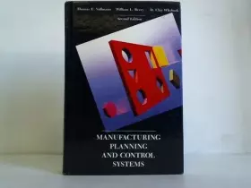 Couverture du produit · Manufacturing Planning and Control Systems