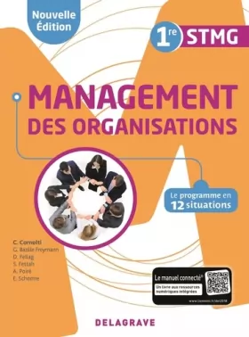 Couverture du produit · Management des organisations 1re STMG (2018) - Pochette élève