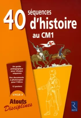 Couverture du produit · 40 Séquences d'histoire au CM1