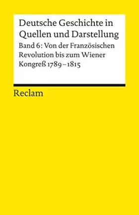 Couverture du produit · Deutsche Geschichte 6 in Quellen und Darstellung.