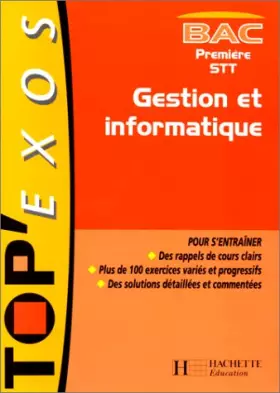 Couverture du produit · Gestion et informatique, 1re STT. Livre de l'élève