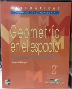 Couverture du produit · Matematicas (cuad. activid. 7): geometria en el espacio 2º bachillerato