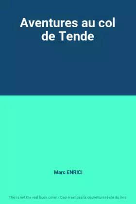 Couverture du produit · Aventures au col de Tende