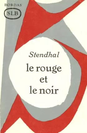 Couverture du produit · STENDHAL/ULB ROUGE NOIR (Ancienne Edition)