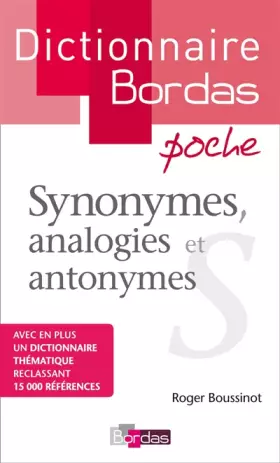 Couverture du produit · Dictionnaire poche des synonymes, analogies et antonymes