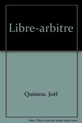 Couverture du produit · Libre-arbitre