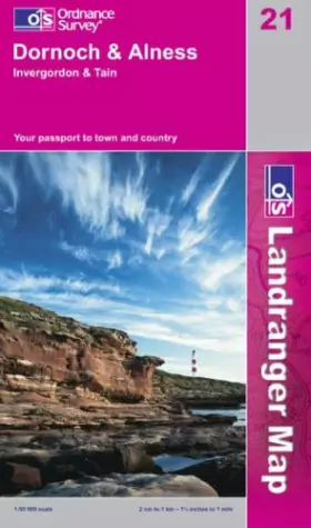 Couverture du produit · Carte de randonnée : Dornoch & Alness