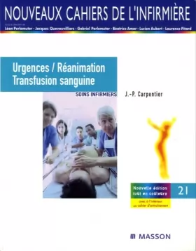 Couverture du produit · Urgences et réanimation, transfusion sanguine: Soins infirmiers