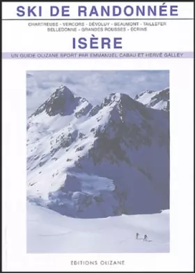 Couverture du produit · Ski de randonnée : Isère