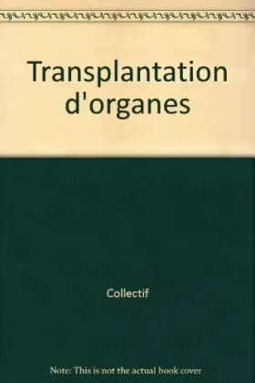 Couverture du produit · Transplantation d'organes