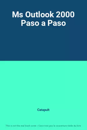 Couverture du produit · Ms Outlook 2000 Paso a Paso