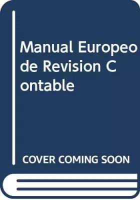 Couverture du produit · Manual Europeo de Revision Contable