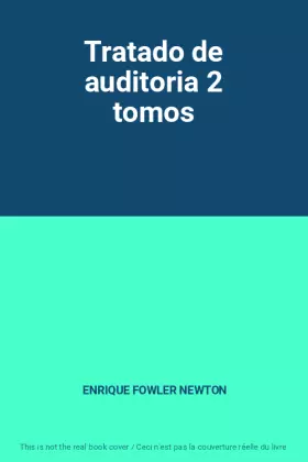 Couverture du produit · Tratado de auditoria 2 tomos