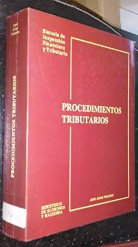 Couverture du produit · Procedimientos tributarios