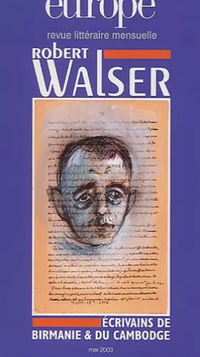 Couverture du produit · Revue europe ,numéro 889 (mai 2003) : Robert Walser