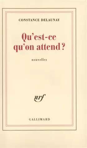 Couverture du produit · Qu'est-ce qu'on attend ?