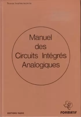 Couverture du produit · Manuel des circuits integres analogiques.