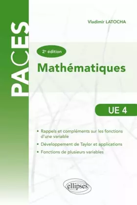 Couverture du produit · Mathématiques PACES UE4