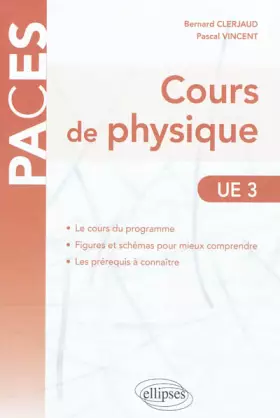 Couverture du produit · Cours de Physique UE3