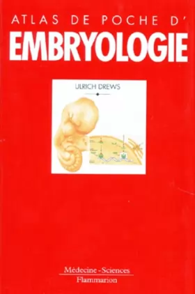 Couverture du produit · Atlas de poche d'embryologie