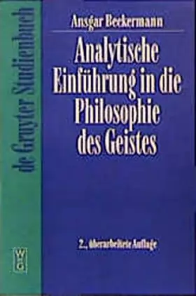Couverture du produit · Analytische Einfuhrung in Die Philosophie Des Geistes
