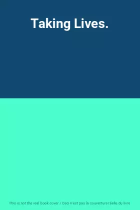 Couverture du produit · Taking Lives.