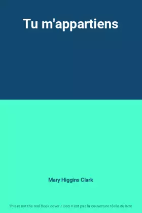 Couverture du produit · Tu m'appartiens