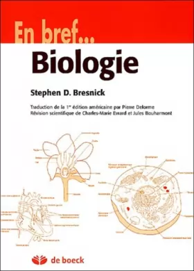 Couverture du produit · Biologie