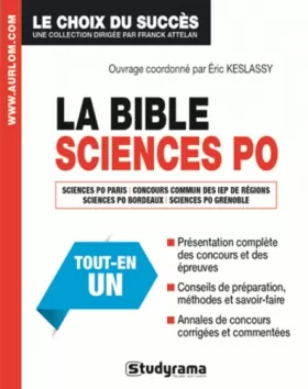 Couverture du produit · Bible de Sciences Po Paris et IEP de province - Edition 2015