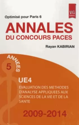 Couverture du produit · Annales du concours PACES UE4 2009-2014: Optimisé pour Paris 6