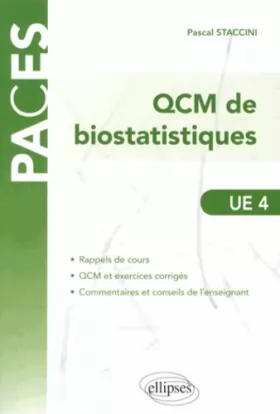Couverture du produit · QCM de Biostatistiques UE4