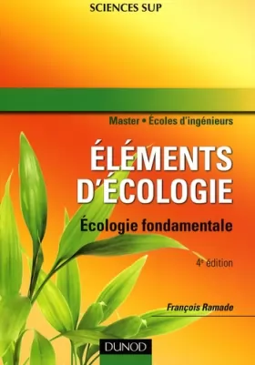 Couverture du produit · Eléments d'écologie : Ecologie fondamentale