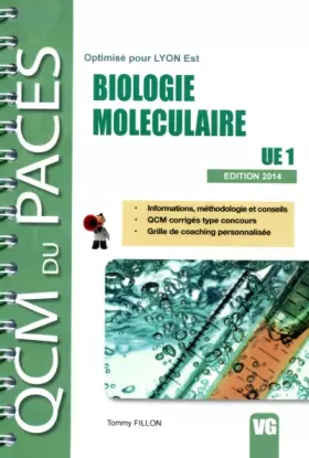 Couverture du produit · Biologie moléculaire UE1: Optimisé pour Lyon Est