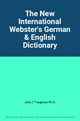 Couverture du produit · The New International Webster's German & English Dictionary