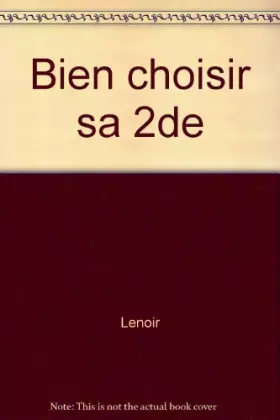 Couverture du produit · Bien choisir sa seconde