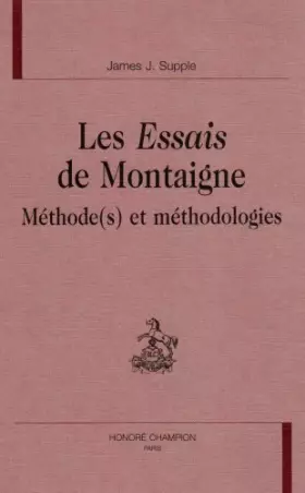 Couverture du produit · Les Essais de Montaigne - Méthode (s) et méthodologies