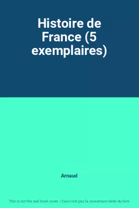 Couverture du produit · Histoire de France (5 exemplaires)