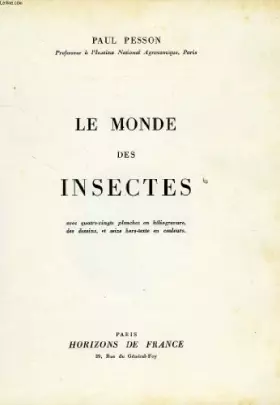 Couverture du produit · Le monde des insectes