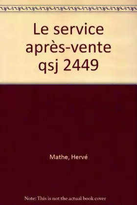 Couverture du produit · Le Service après-vente